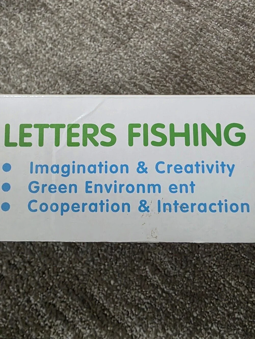 Coogam Wooden Magnetic Fishing Letters Fine Motor Skills 3+ Learning Educational